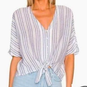 Rails Thea Blue Catalina Stripe top